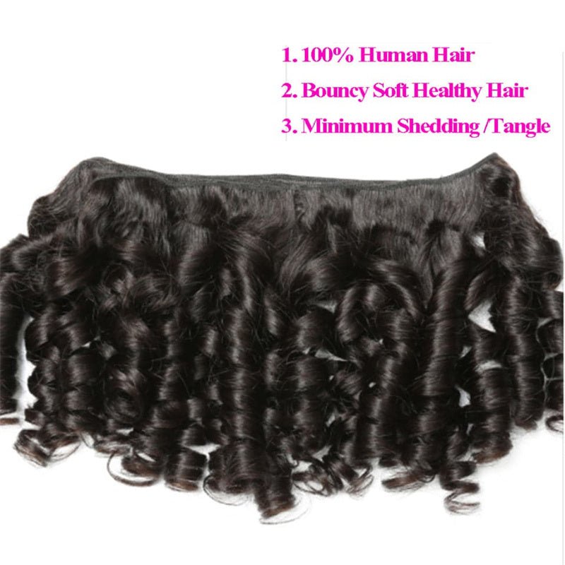 Lemoda Indian Bouncy Curly 3 Bundles Human Hair Extensation - Lemoda Hair