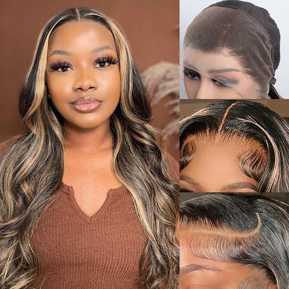 Lemoda p1b/27 Human Hair Wigs 13x4 HD Lace Front Wigs Human Hair Body Wave Wigs - Lemoda Hair