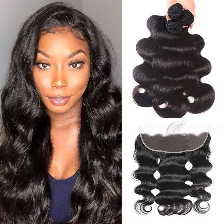 Lemoda Peruvian Virgin Hair Body Wave 13x4 Lace Frontal With 3 Bundles - Lemoda Hair