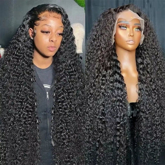 Lemoda Spanish Wave Lace Front Wigs 13x4 13x6 HD Full Lace Wigs Deep Curly Human Hair Wigs for Women - Lemoda Hair