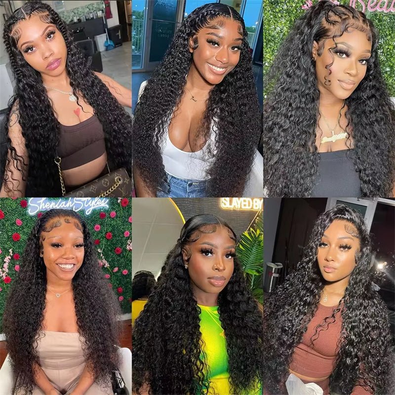 Lemoda Spanish Wave Lace Front Wigs 13x4 13x6 HD Full Lace Wigs Deep Curly Human Hair Wigs for Women - Lemoda Hair