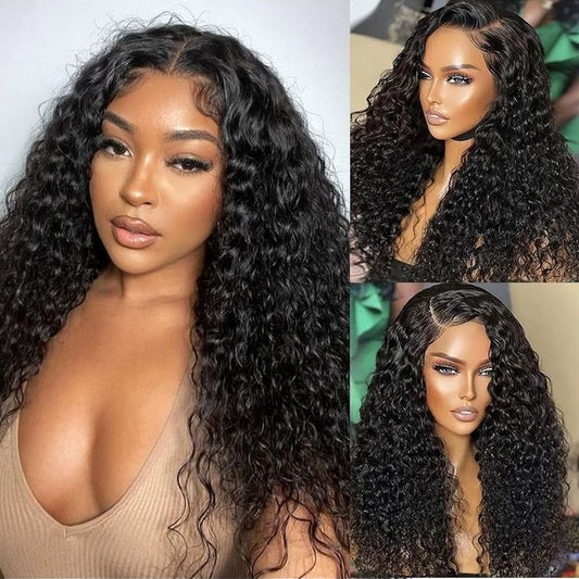 Lemoda Water Wave 13x4 Lace Front Wigs Pre Plucked Baby Hair 180% Density - Lemoda Hair