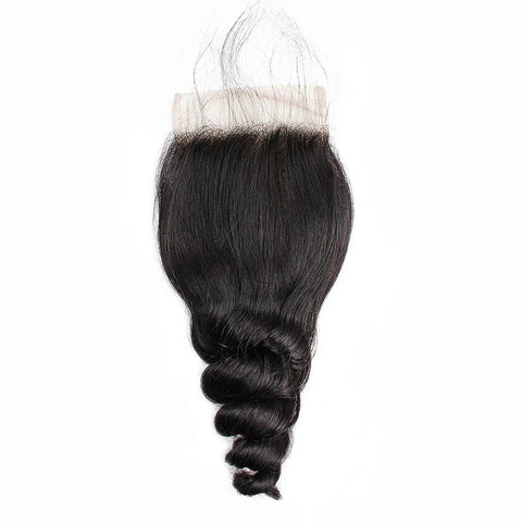 Loose Wave HD Lace 4*4 Lace Closure Virgin Human Hair
