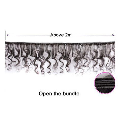 Peruvian Loose Wave Virgin Hair 3 Bundles Natural Black - Lemoda Hair