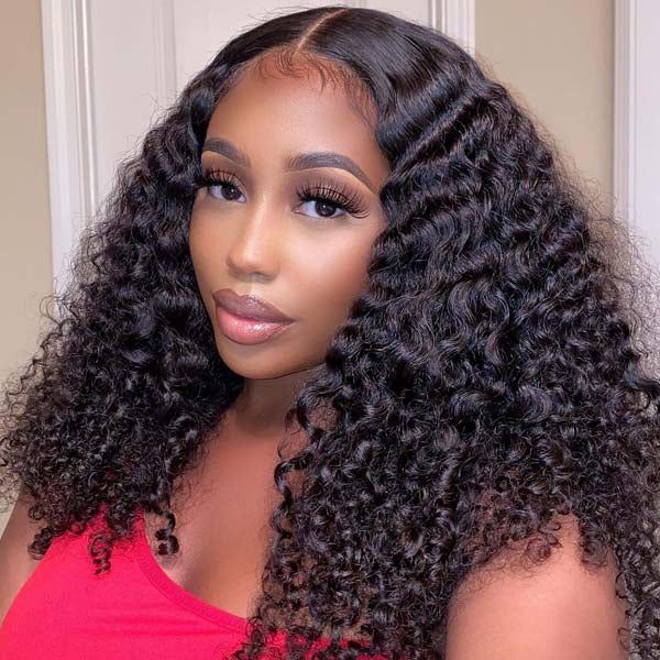 Peruvian Virgin Hair Curly Wave 4 Bundles With 4x4 Lace Closure - Lemoda Hair