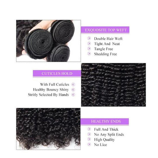 Peruvian Virgin Human Hair Deep Wave 3 Bundles - Lemoda Hair