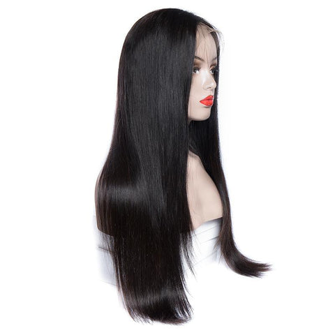 Straight Hair Human Hair 13x4 Transparent Lace Front Human Hair Wigs 180% Density - Lemoda Hair