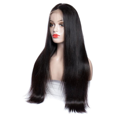 Straight Hair Human Hair 13x4 Transparent Lace Front Human Hair Wigs 180% Density - Lemoda Hair