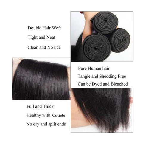 full and thick human hair bundles which can be dyed and bleached